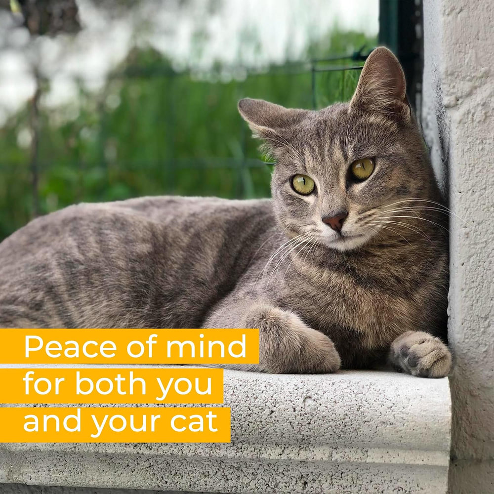 PURR…FECT Fence Conversion System for Cats - Cat-Proof Steel Toppers for Exis...