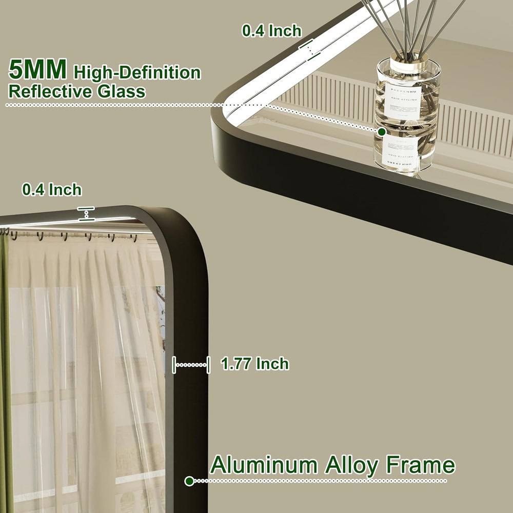 24x36 Inch LED Bathroom Mirror with Lights, 3 Color Temperatures