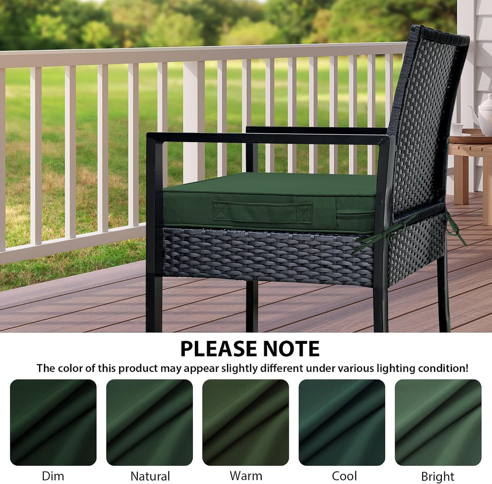 IPYNBAP Outdoor Chair Cushions Set of 4 -Waterproof Outdoor Seat Cushions for...