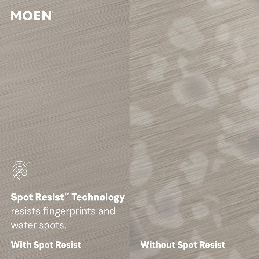 Moen Sage Collection Spot Resist Brushed Nickel 24-Inch Double Bathroom Towel...
