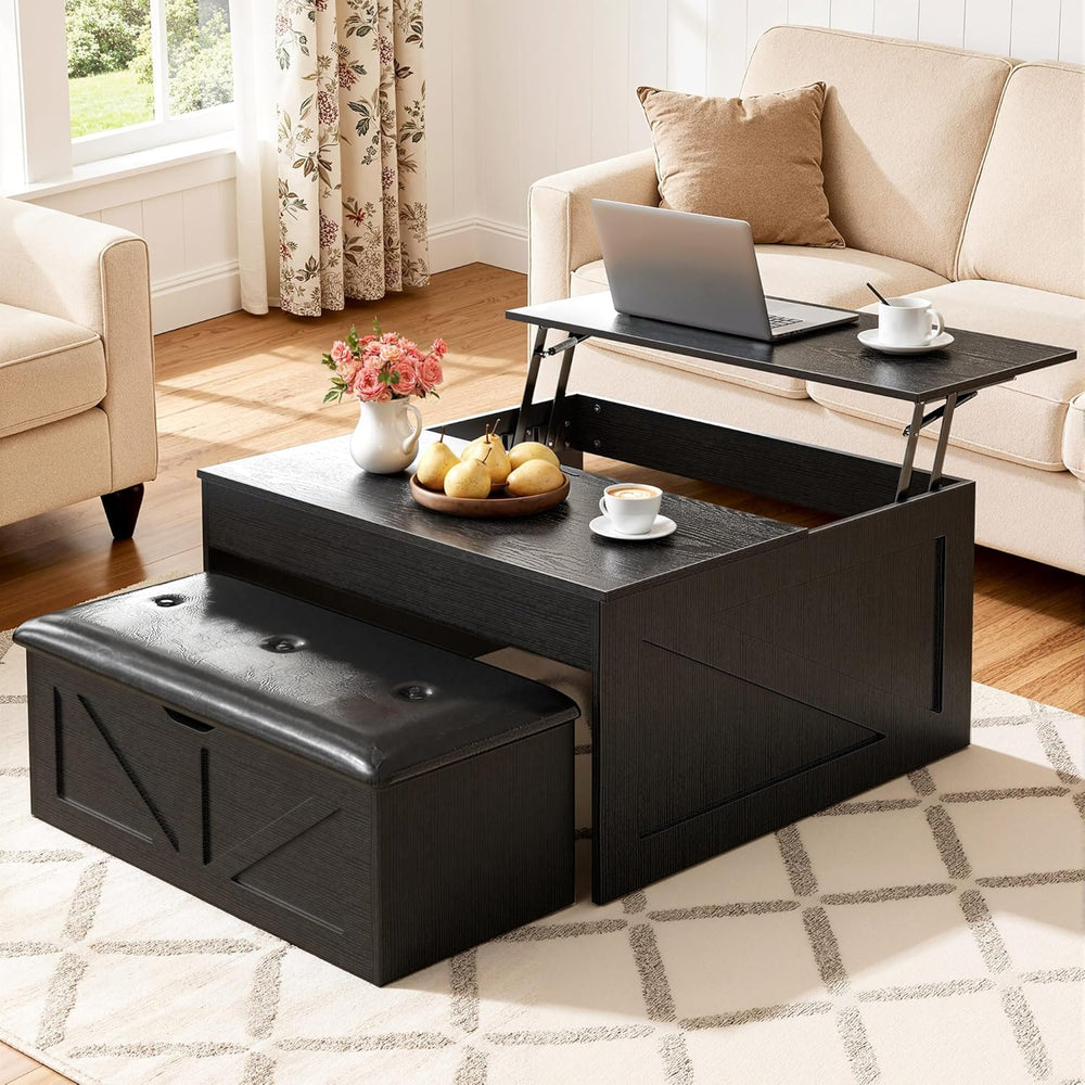 31.5" Lift Top Coffee Table with Storage