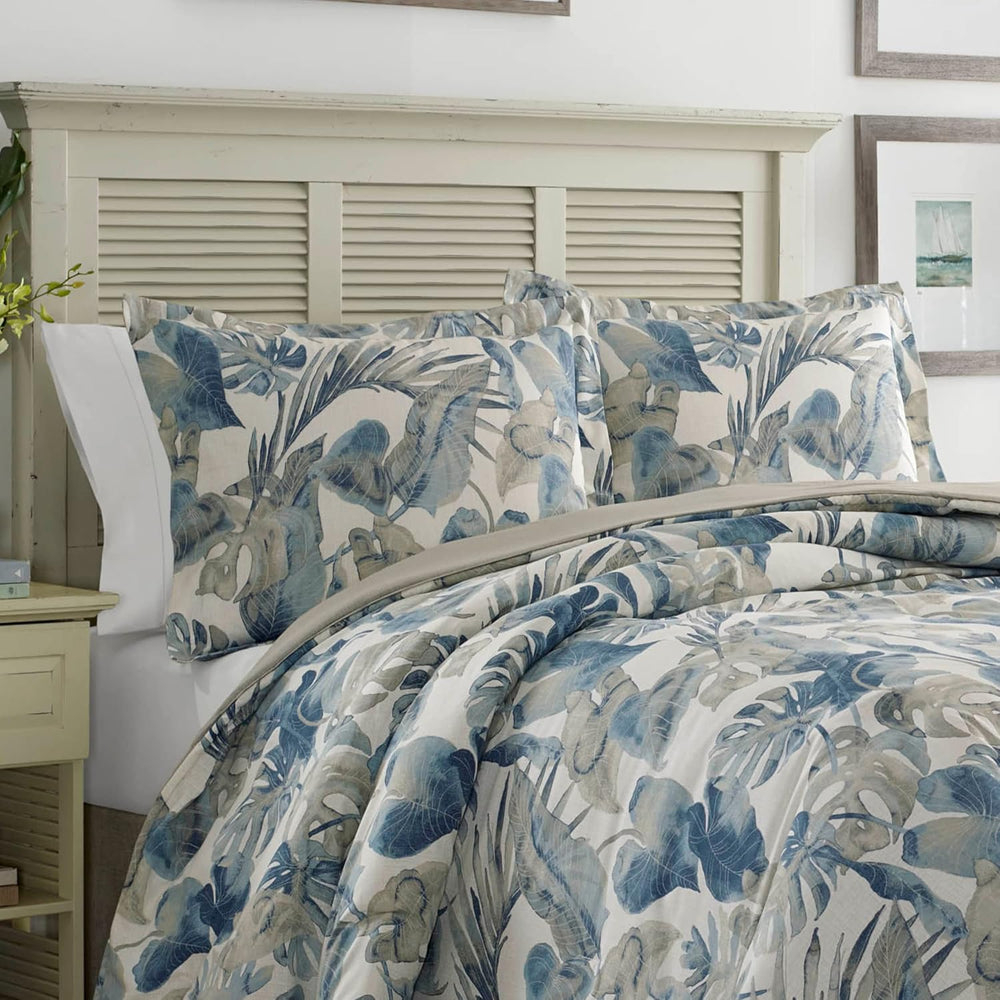 Tommy Bahama - Tropical Queen Size Comforter Set with Matching Shams