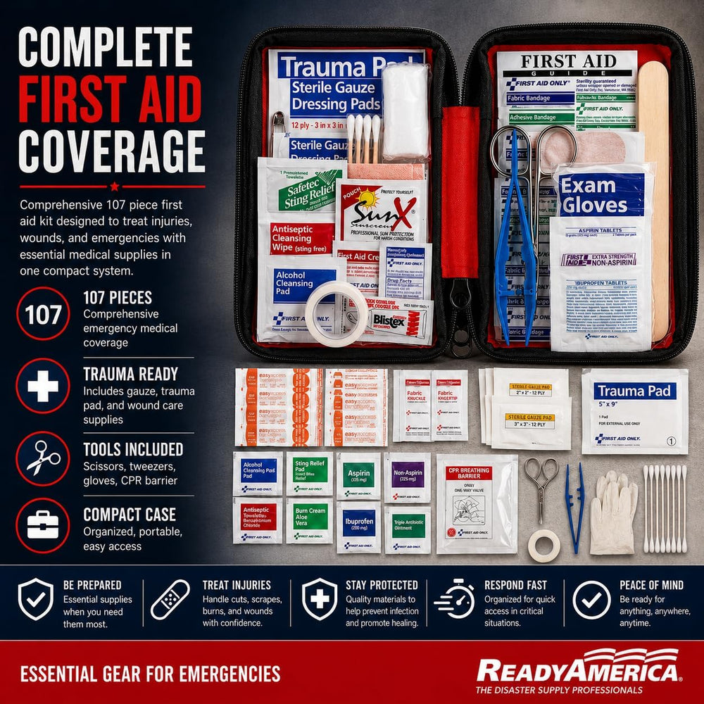 Ready America 70452 Elite 4-Person 3-Day Emergency Backpack
