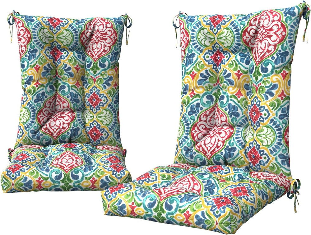 DYTXIII Set of 2 Rocking Chair Cushions for Outdoor/Indoor Use,Water Resistan...