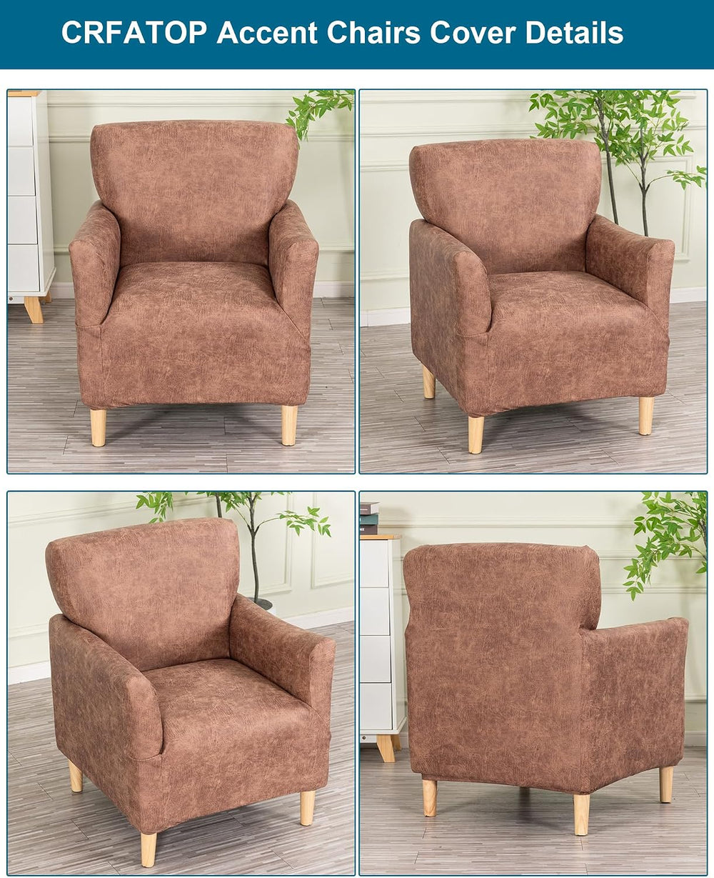 CRFATOP Accent Chair Cover, Stretch Armchair Slipcover for Living Room,A31