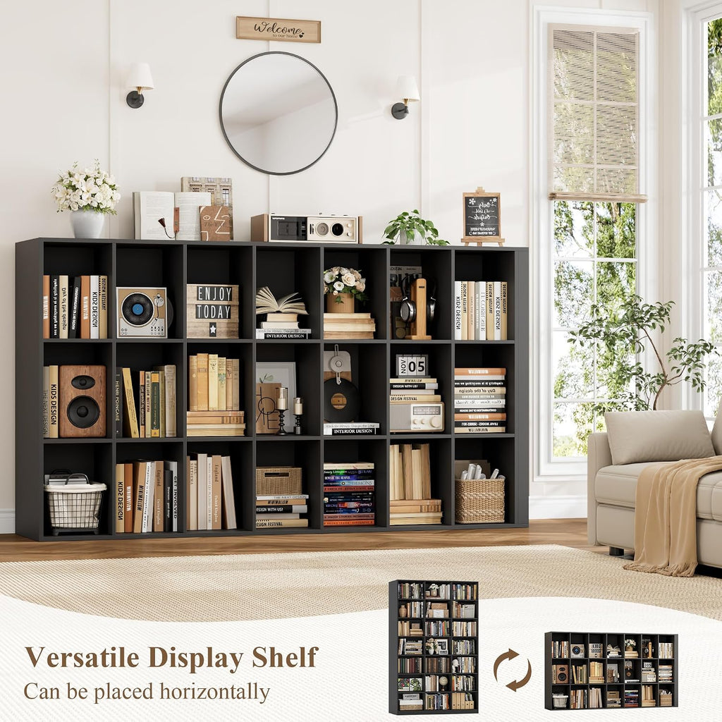hostack 86" h triple wide bookshelf and bookcase, package contents