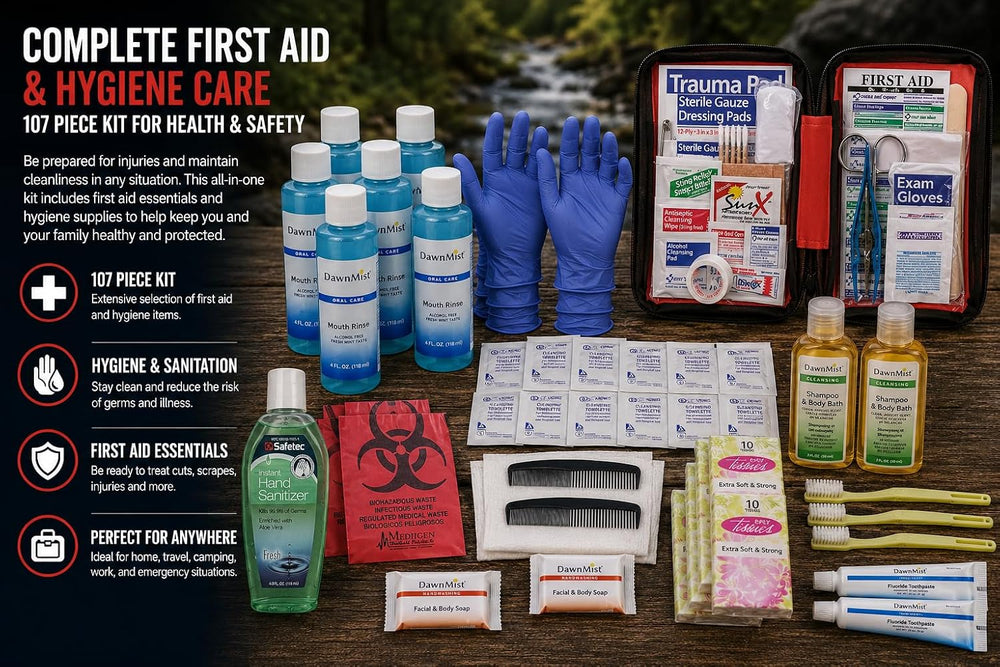 Professional Emergency Survival Kit, 2-Person, 72-Hour, 3-Day Earthquake Emer...