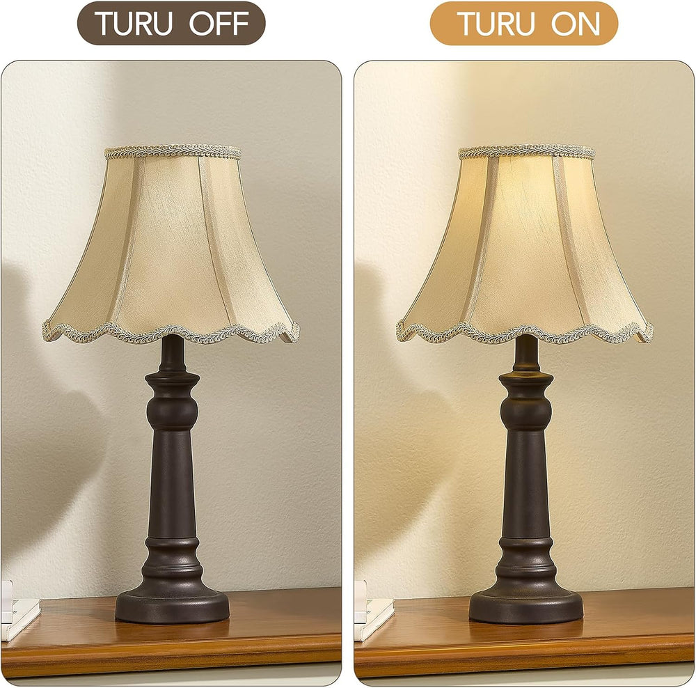 Uno Lamp Shade,Scalloped Lamp Shade 5" Top x 10" Bottom x 7.5"...