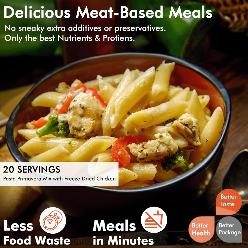 Numanna Family Pack with Meat Bucket 146 Servings | 1-Month Emergency Protein...