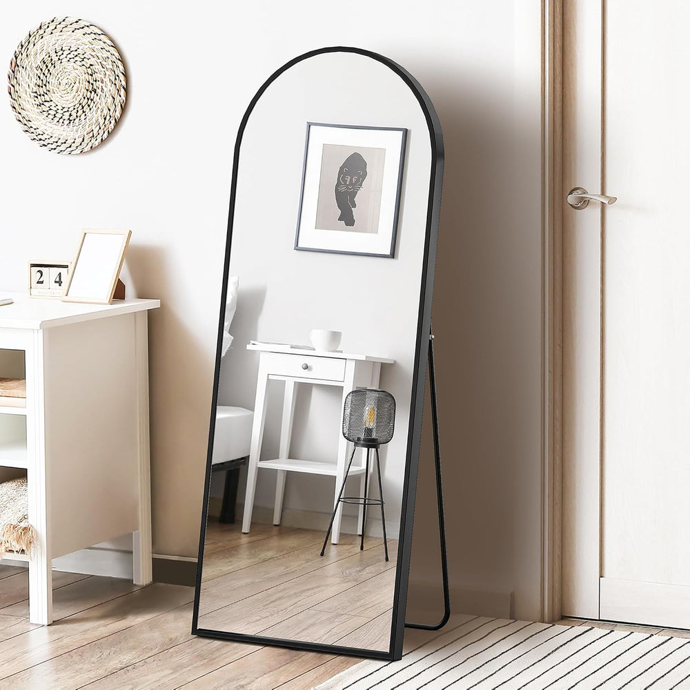 OLIXIS Arched Mirror Full Length 21.6"x64" for Bedroom, Full Body M...