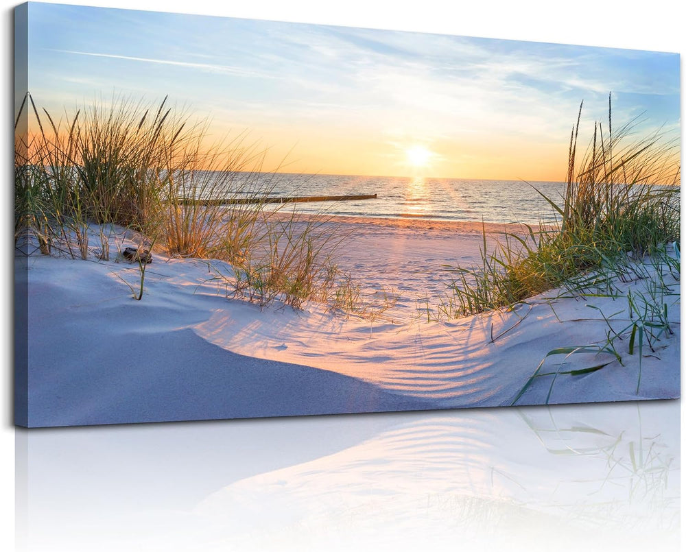 MHARTK66 Beach Canvas Wall Art For Living Room,Pictures for Bedroom,20"X...