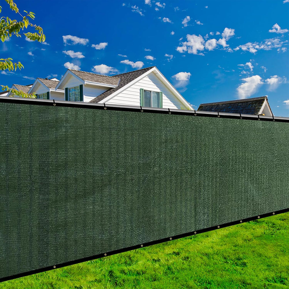 KANAGAWA Privacy Screen Fence 6 x 25ft, 90% Blockage Screen, Dark Green