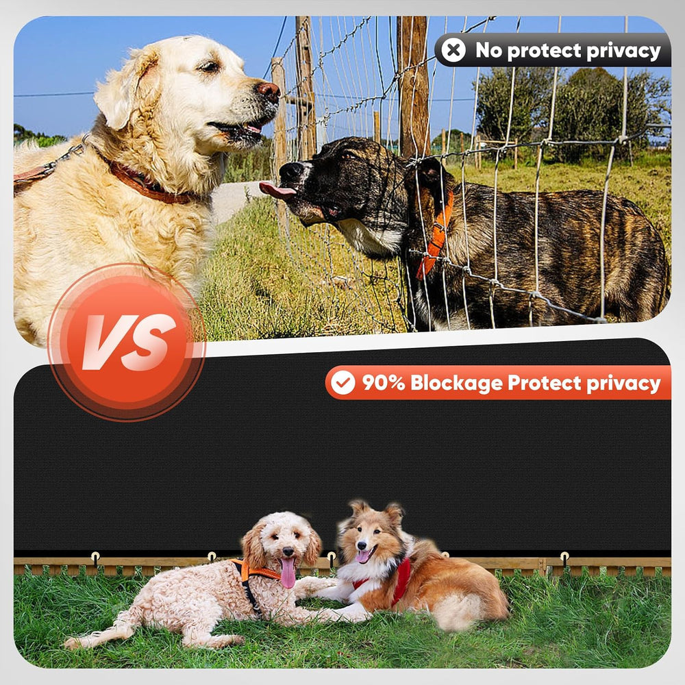 6ft x50ft Privacy Screen Fence 90% Blockage Heavy Duty Protective Covering Me...