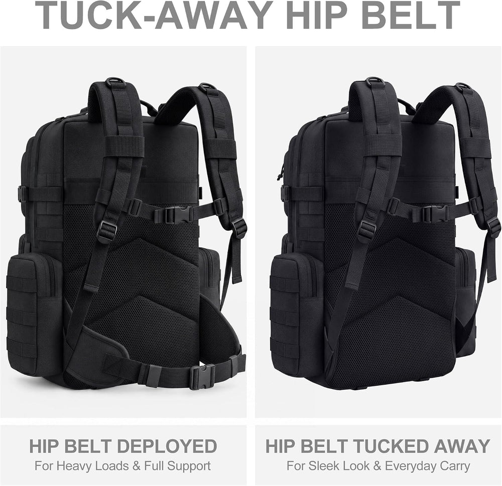 TILYMOL 55L Military Tactical Backpack for Men & Women, Large Assault Pack