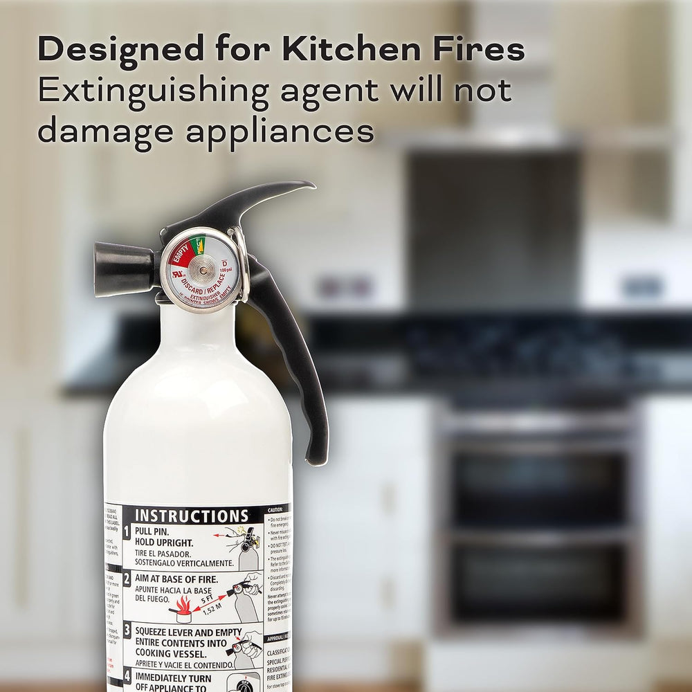 Kidde Kitchen + Home Fire Extinguisher Set, 711A | 1-A:10-B:C, RESSP+FA110G