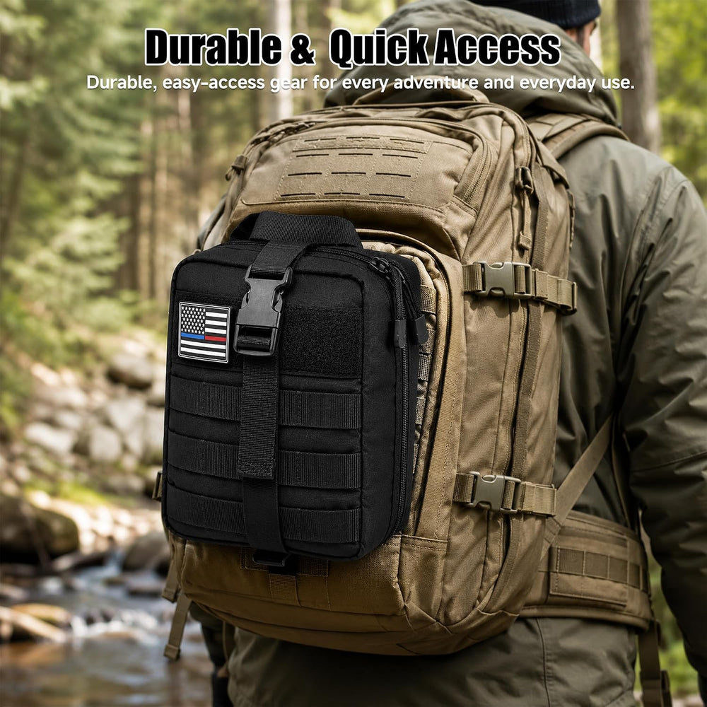 Survival First Aid Kit, 250 PCS Outdoor Emergency Kit with Tourniquet, Chest ...