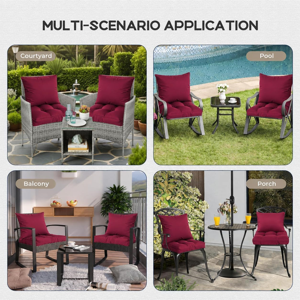20x20 Outdoor Seat Cushions Set of 2