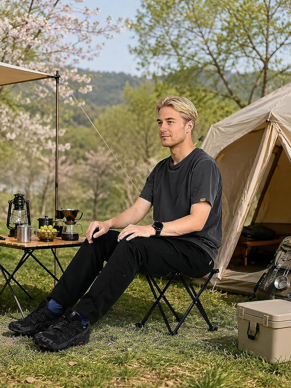 WildCall Compact Camping Folding Stool Aluminum Alloy Portable Stool