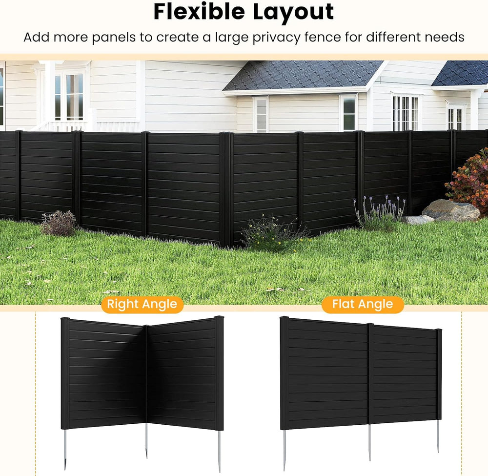 GIANTEX 48''H x 48''W Air Conditioner Fence Privacy Screen 2 ...
