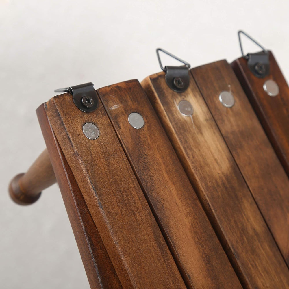 WEBI Accordion Wall Hanger, Wooden Coat Rack Wall Mounted, Hat & Cap Hook...