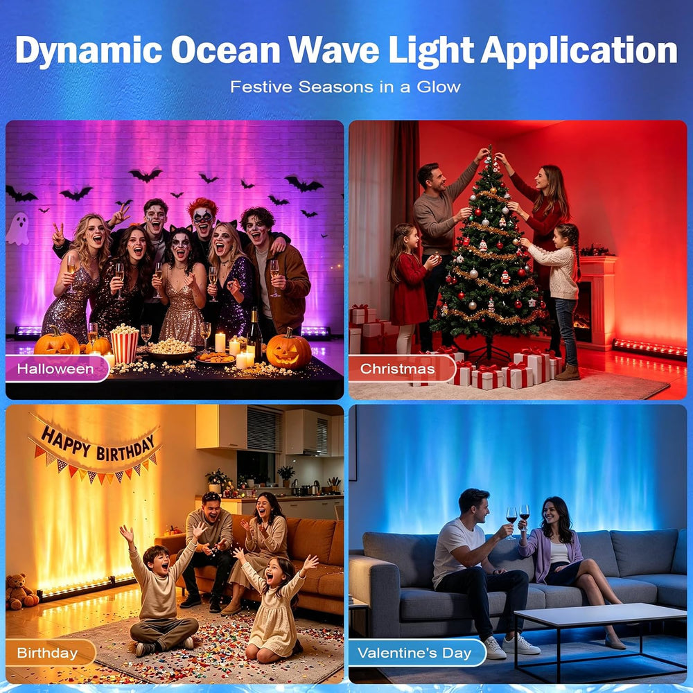 RGBW Ocean Wave Aurora Projector Lamp