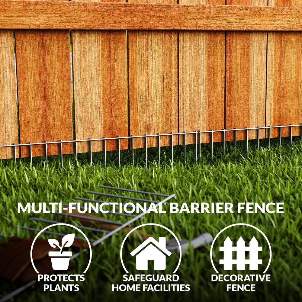 Dig Defence Original Animal Barrier Garden Fence - Small/Medium, 12 Pack