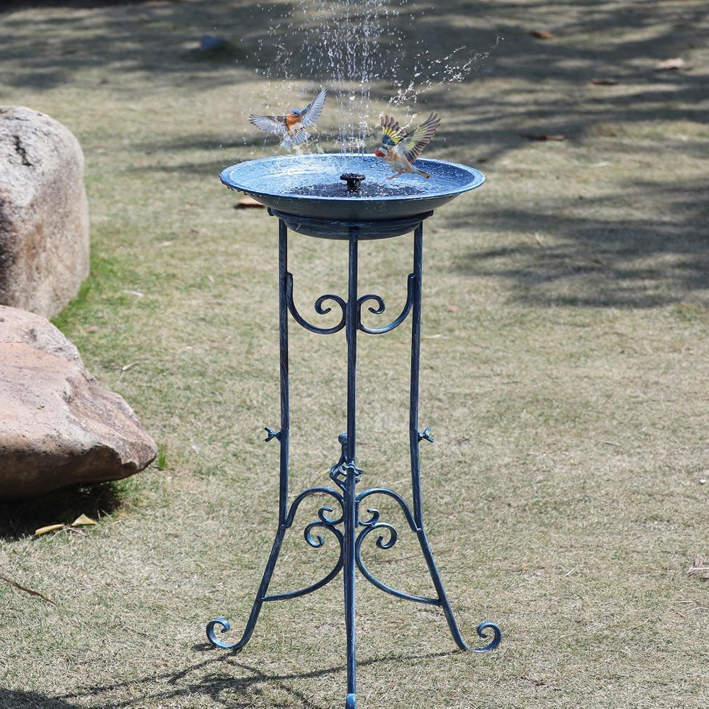 Multifunctional Solar Bird Bath, Solar Powered Bird Bath Fountain
