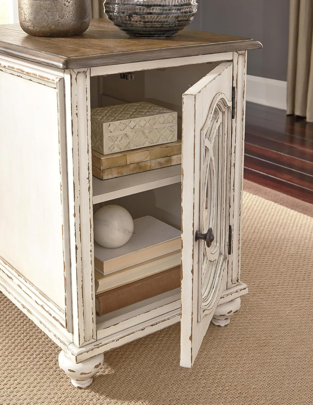 Signature Design by Ashley Realyn Chairside End Table with Storage