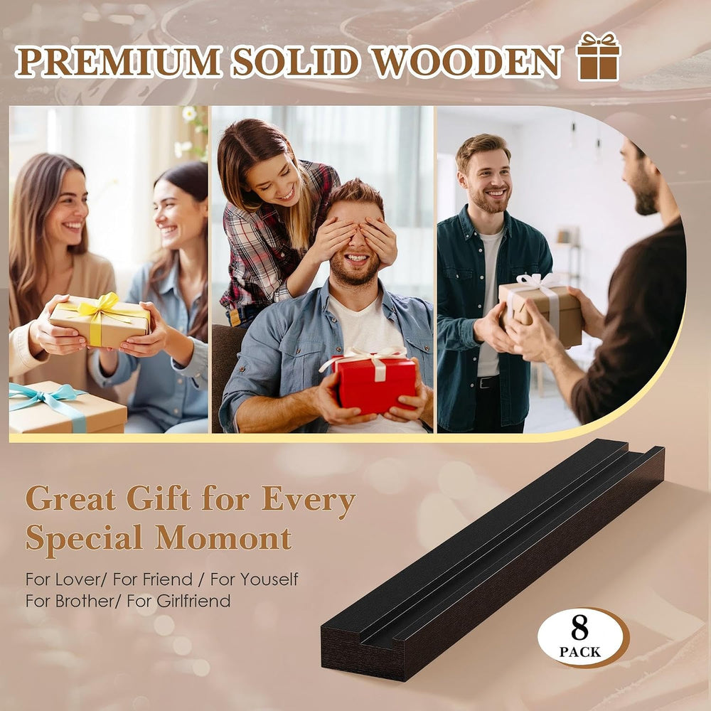 Emfogo Vinyl Record Shelf Wall Mount, Record Holder Wall, 12 inch Album Vinyl...