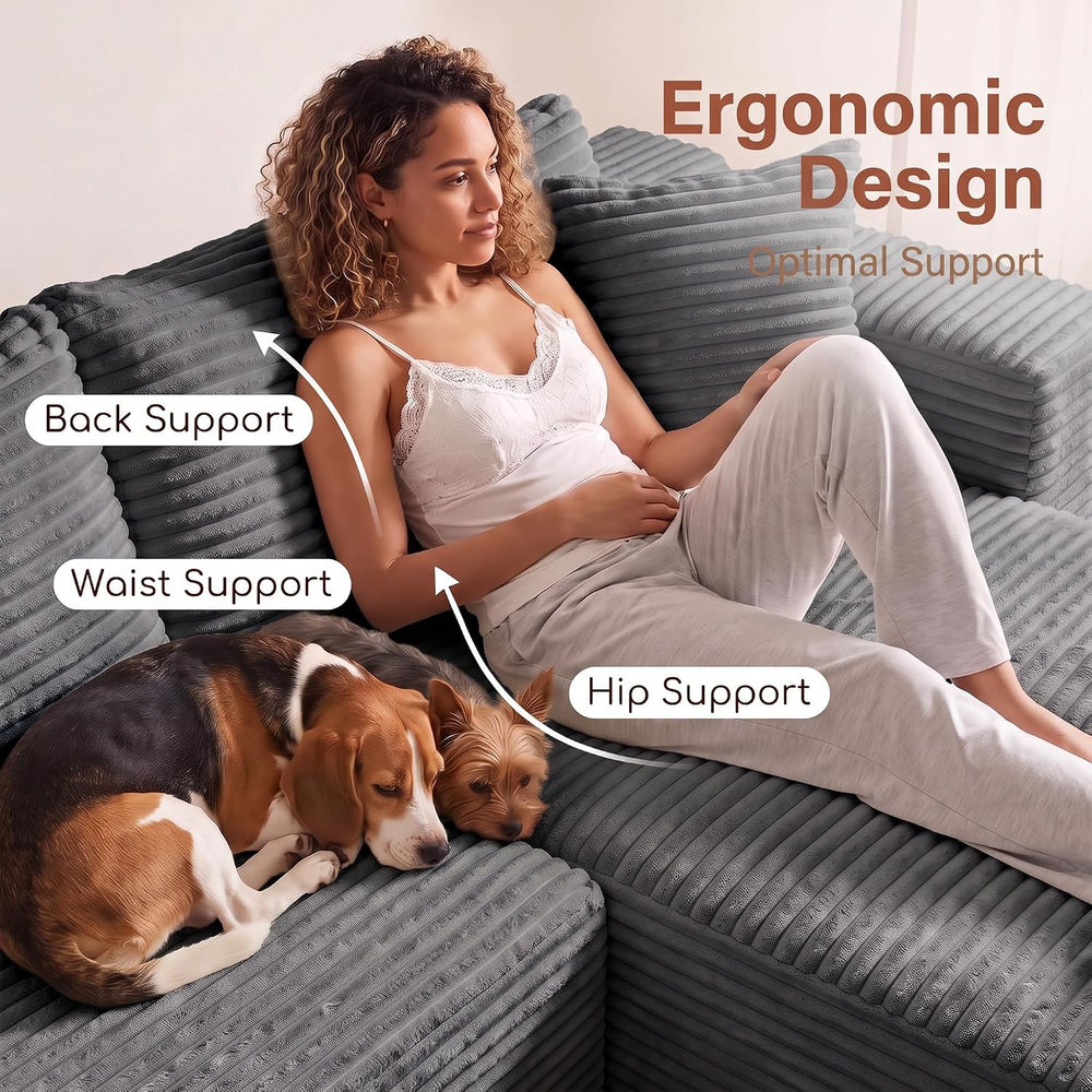 Boneless Couch Modular Sectional Sofa Cloud Couch