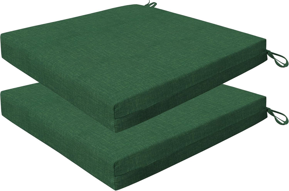 Honeycomb Outdoor Essentials Set of 2 Square Seat Pads, 19 x 19