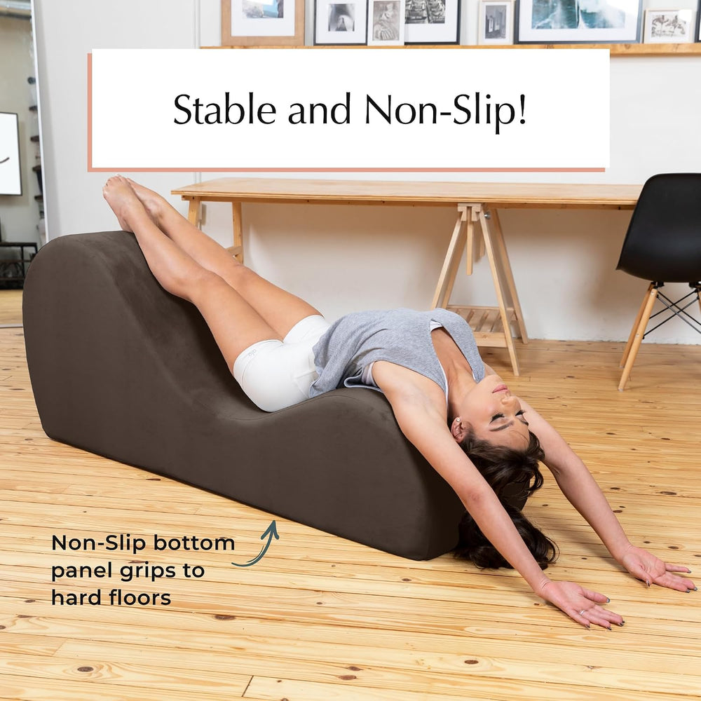 Avana Sleek Chaise Lounge for Yoga - Made in The USA - Great for Stretching, ...