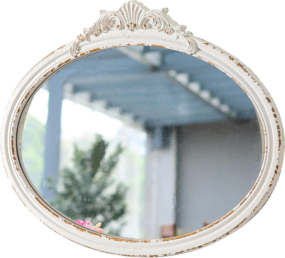 Vintage Oval Bathroom Mirrors for Over Sink 24" X 18"