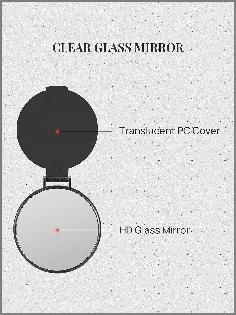 144 Pack Compact Mirror Bulk for Makeup and Purse, 4 Colors