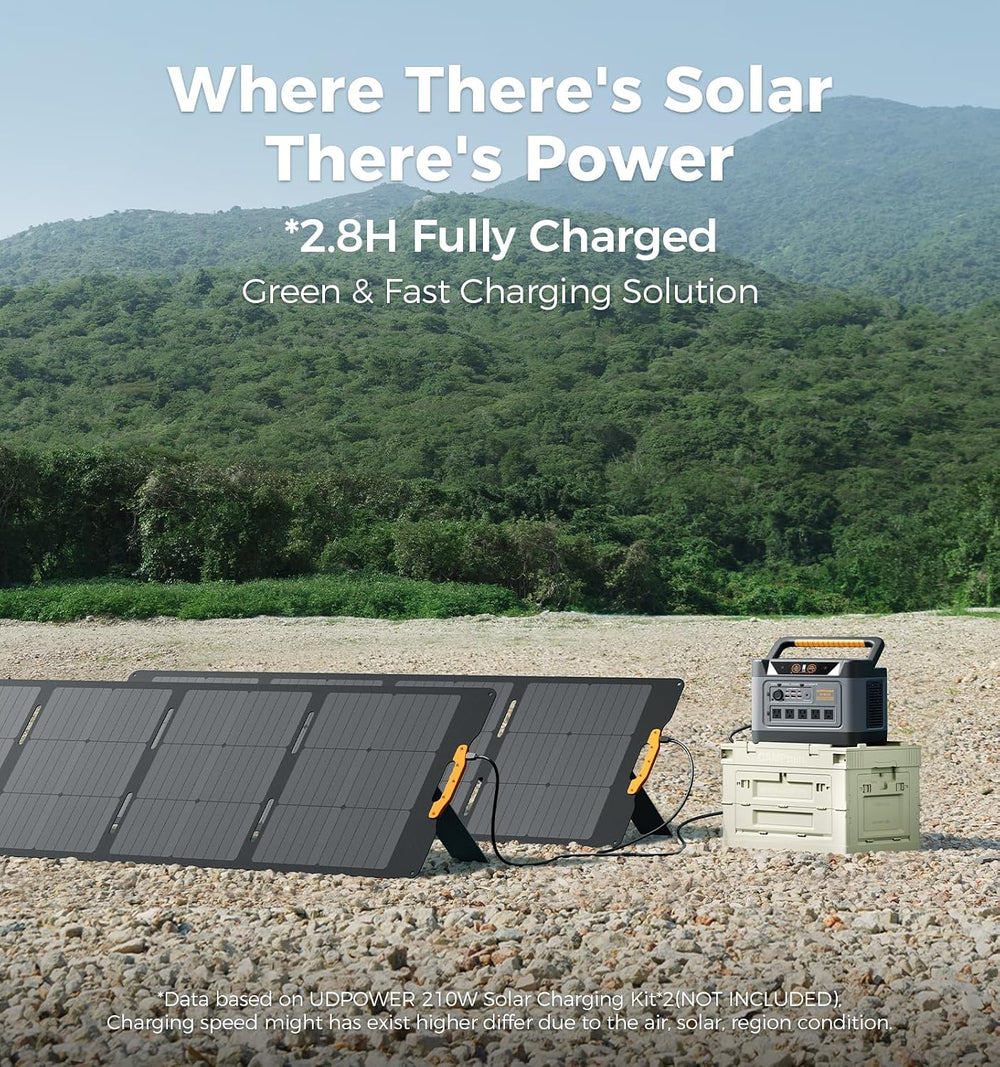 UDPOWER S1200 Portable Power Station, 1,191Wh, 1,200W