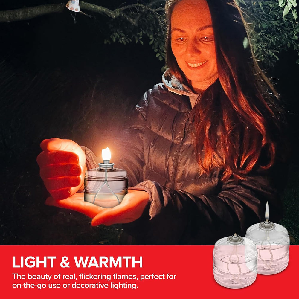100 Hour Candle Pack of 6, Emergency Candles for Power Outages, Hurricane Sto...