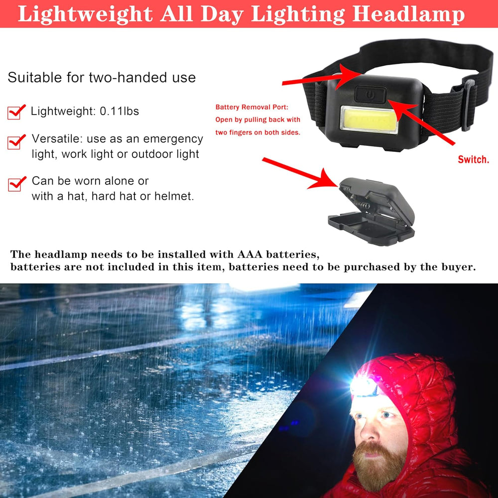 Emergency Roadside Kit for Car Auto Safety Kit with Jumper Cables Headlamp