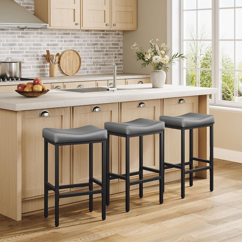 Compact 24 Inch Counter Height Bar Stools Set of 2