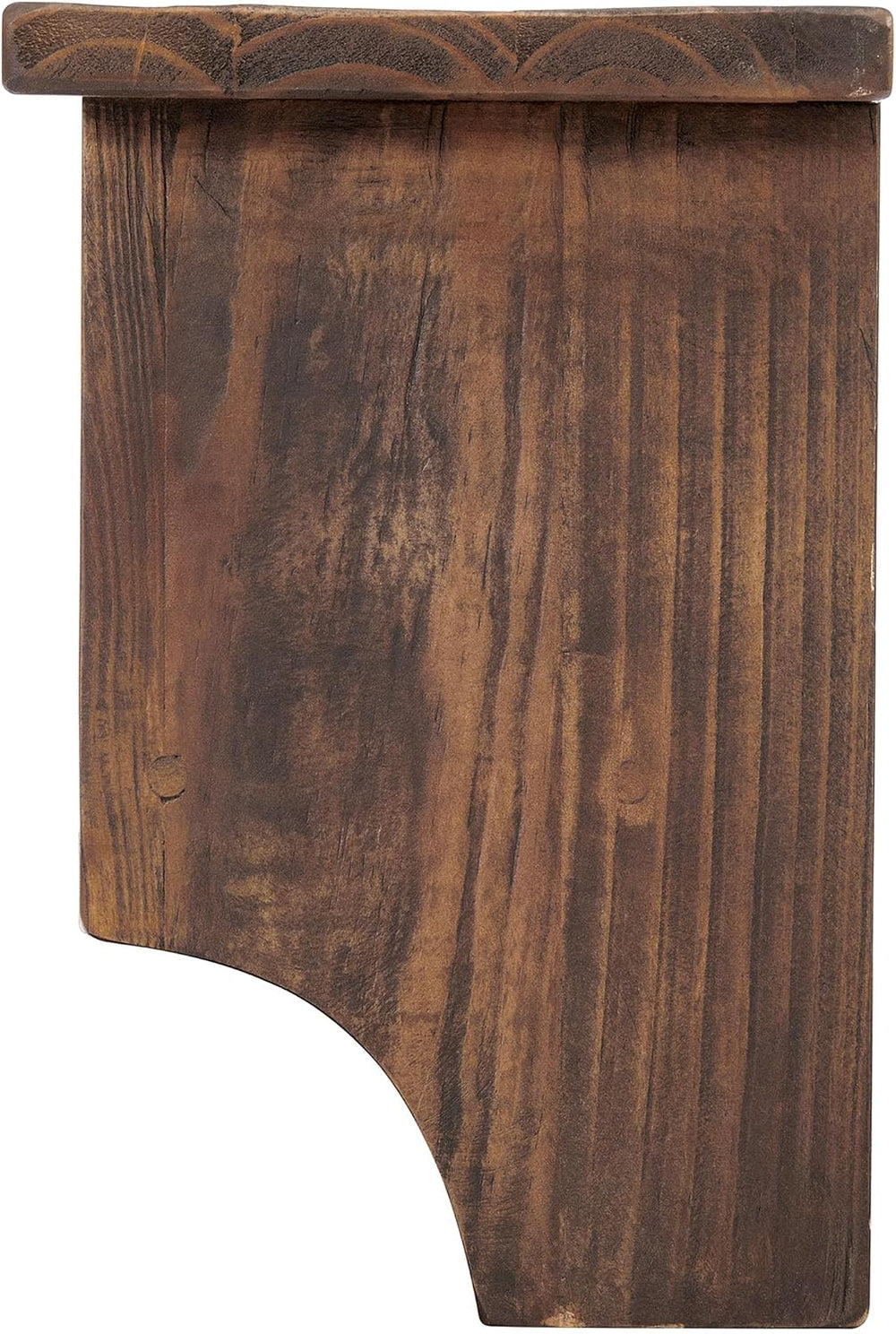 Pomona Solid Wood Entryway Coat Rack with Cubbies, Rustic Brown, 48”