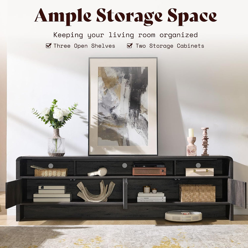AMERLIFE 4-Piece Living Room Furniture Set, 70" TV Stand for TVs up to 8...