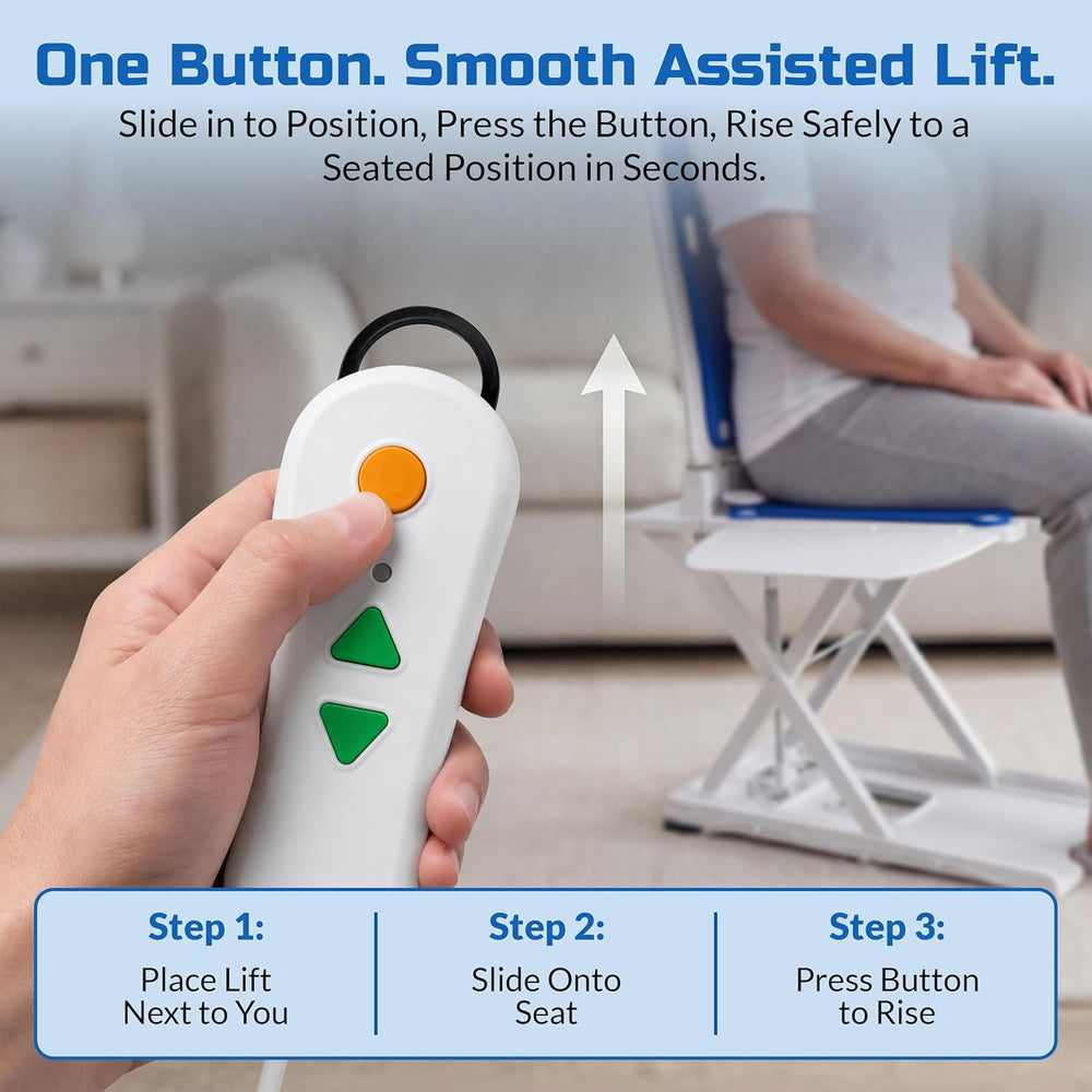 Phoenix Premium Power Chair Lift Floor Lift. Push Button Assist Helps Users u...