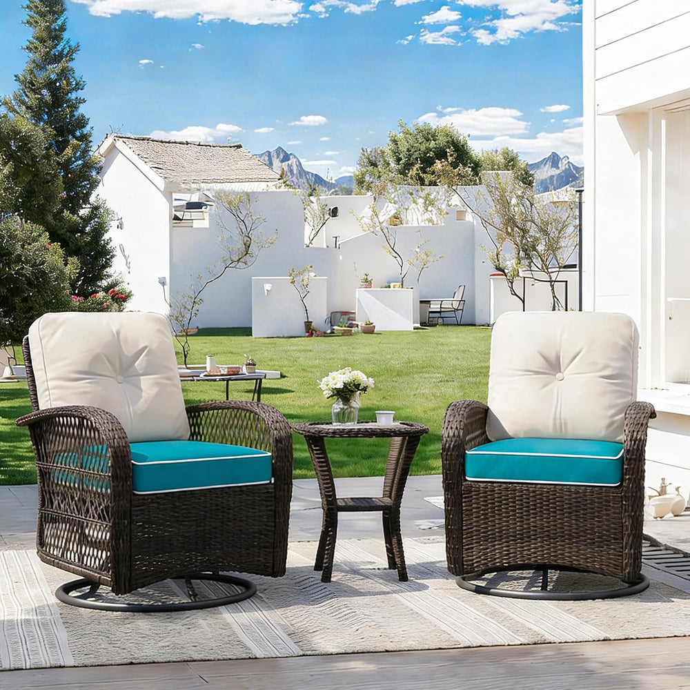2 Pack Outdoor Chair Cushion 20" X 20" X 4", Waterproof Outdoo...