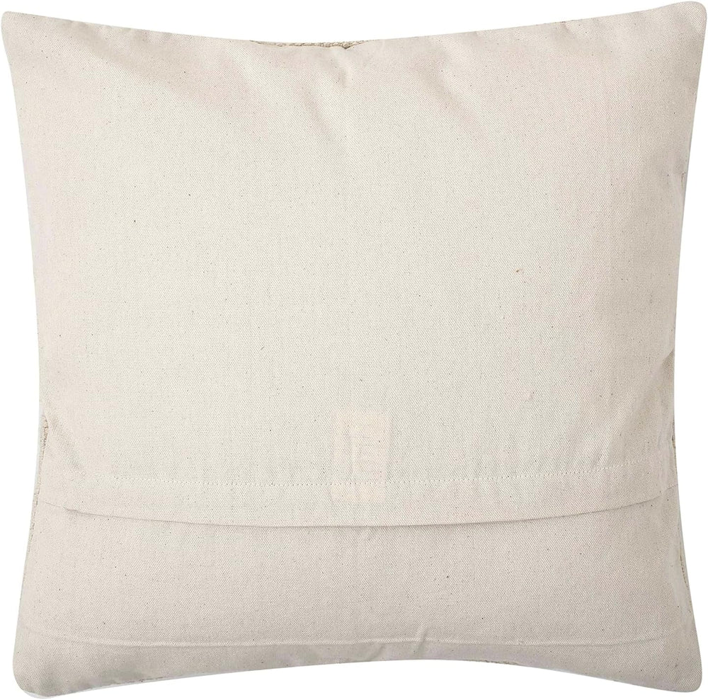 · REDEARTH · Boho Handwoven Throw Pillow Cases - Contructed Frill Natural