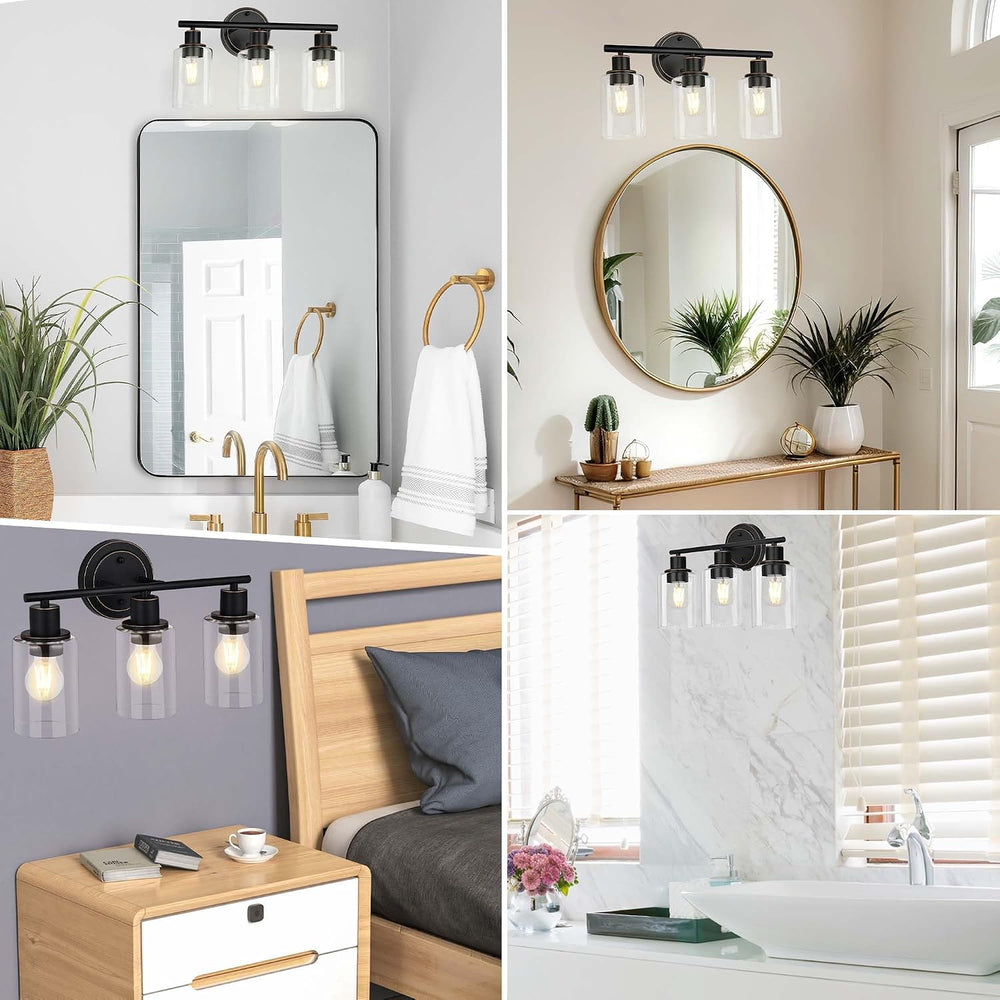 Oil Rubbed Bronze 3-light Bathroom Vanity Light Fixture Over Mirror Sink