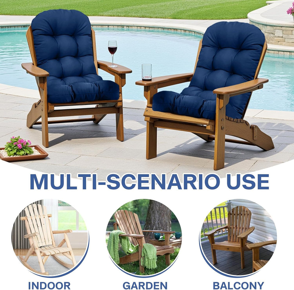 Rocking Chair Cushion Set of 2 Printing for Outdoor Indoor Furniture