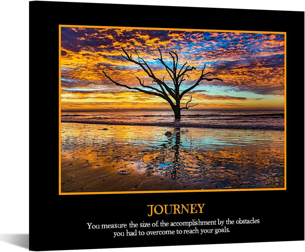 KREATIVE ARTS Canvas Wall Art for Droms Journey Quote Inspirational Prints Mo...