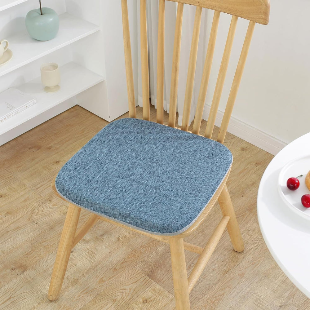 High Resilience Memory Foam Chair Cushion 13"x13"x2" Set of 2 ...