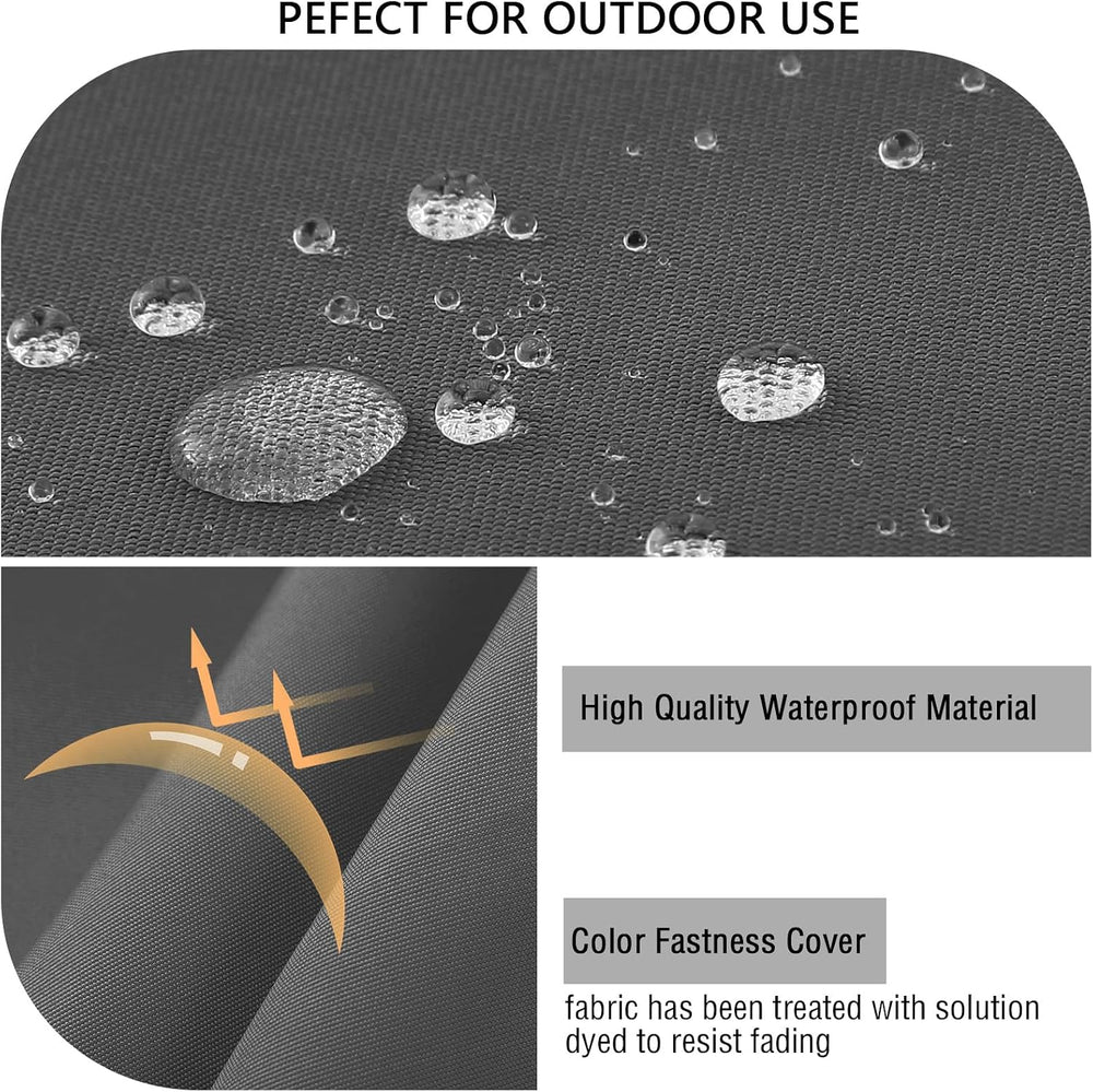 idee-home Outdoor Cushions for Patio Furniture, Outdoor Seat Cushion