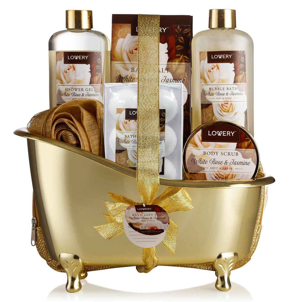 Gifts for Women Home Spa Gift Basket, Luxury 13pc Bath & Body Set Men &am...