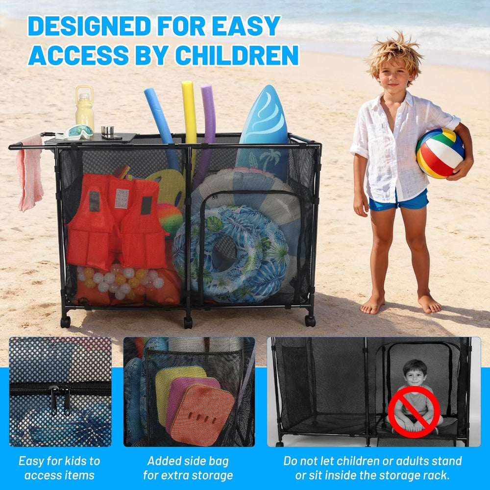 270Gal Pool Float Storage, Pool Storage, Pool Float Holder (Iron)